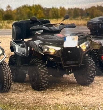 Foto des entwendeten Quads