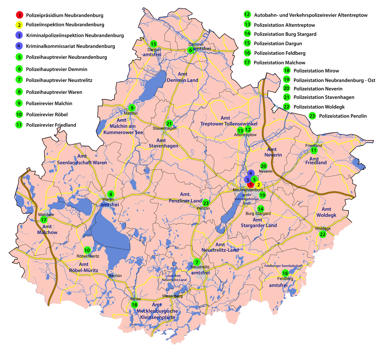 Polizeiinspektion Neubrandenburg